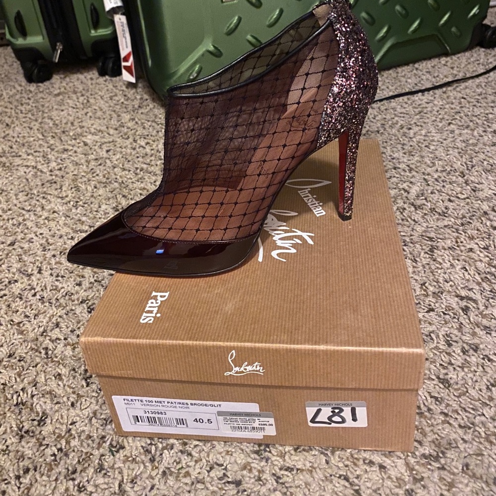 Red bottoms shoes